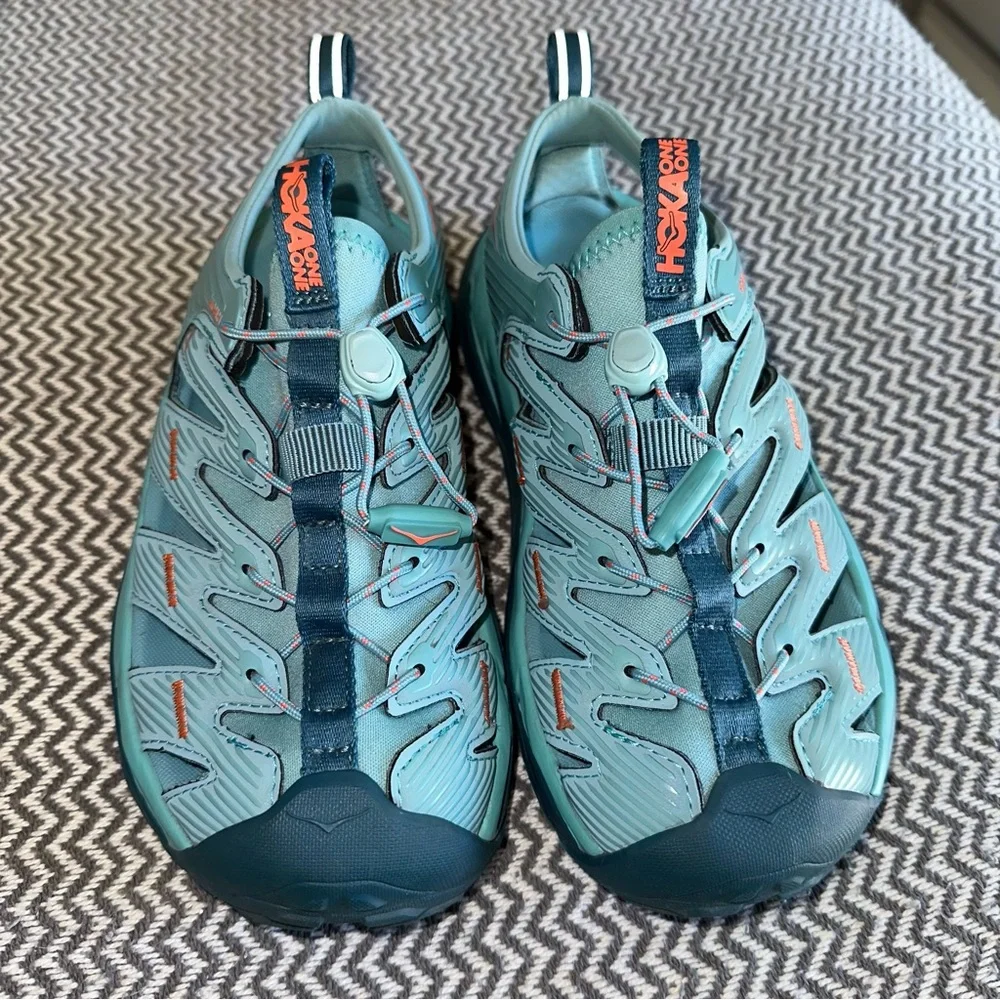 Hoka One One Hopara blue &‎ orange shoes. Size 6